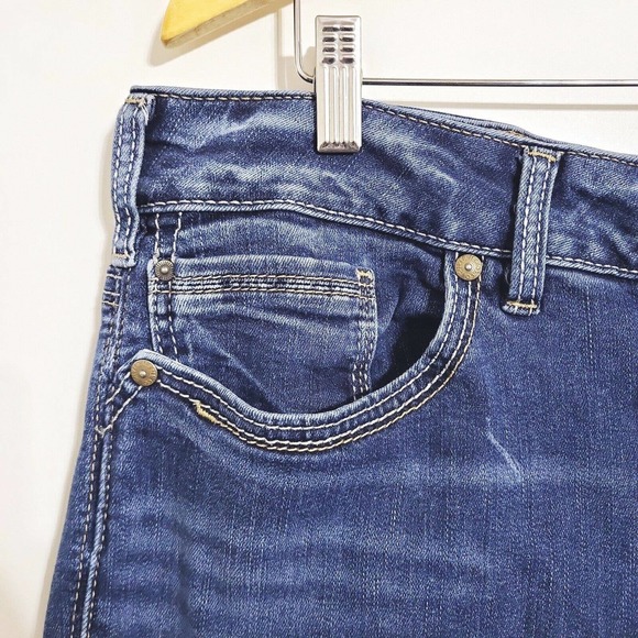 SILVER SUKI SURPLUS WOMEN’S DENIM PLUS SIZE JEANS SIZE 22 (40X27) ANKLE SLIM - Picture 4 of 10